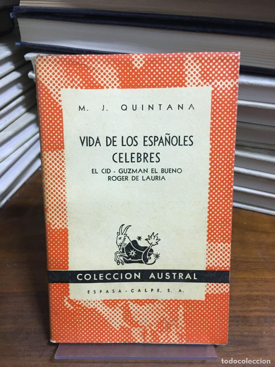 Livros em segunda m&atilde;o: Vida de los espa&ntilde;oles c&eacute;lebres M. J. Quintana