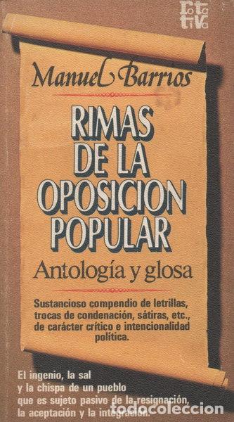 Libros: Rimas de la oposici&oacute;n popular- 9788401442308