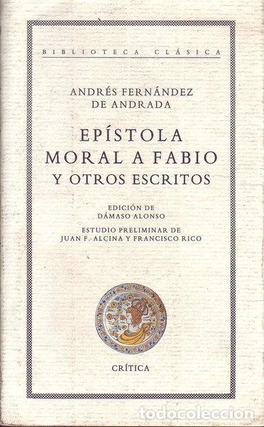 Libros: Ep&iacute;stola moral a Fabio y otros escritos- 9788474235821