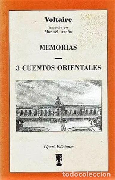 Libri di seconda mano: Memorias Tres Cuentos orientales- 9788487521188