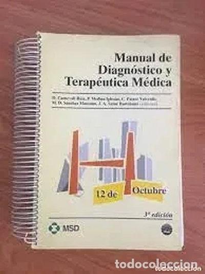 Libros: Manual de diagn&oacute;stico y terap&eacute;utica m&eacute;dica- 9788460493020