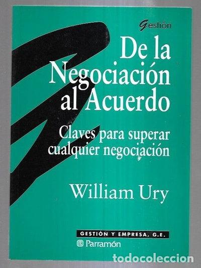 Libros: De la negociaci&oacute;n al acuerdo- 9788434218611