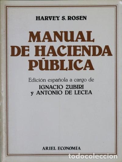 Libri di seconda mano: Manual de hacienda p&uacute;blica- 9788434420182