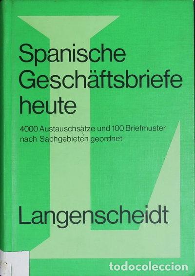 B&uuml;cher: Spanische Gesch&auml;ftsbriefe heute- 9783468409400