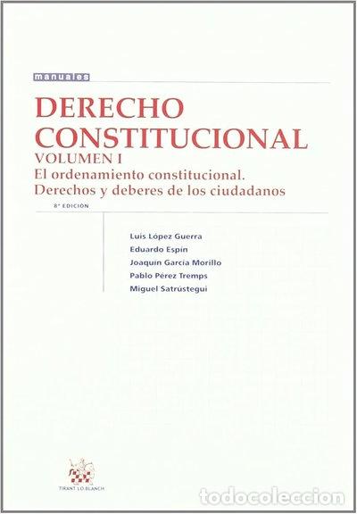 B&uuml;cher: Derecho Constitucional Volumen 1- 9788484569626