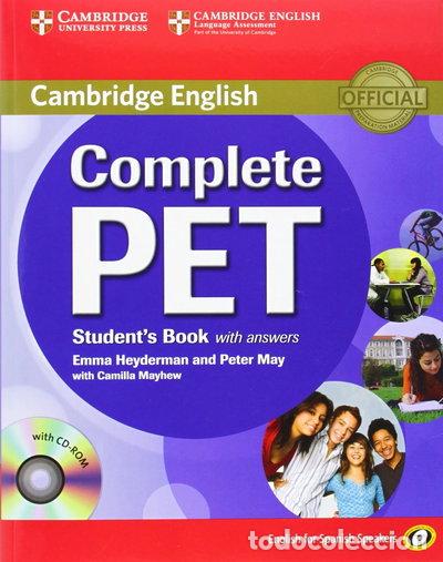 Libros: Complete PET for Spanish Speakers Student's Book with Answers with CD-ROM- 9788483237434