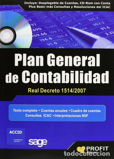 B&uuml;cher: Plan General de Contabilidad Real Decreto 1514/2007- 9788496998391