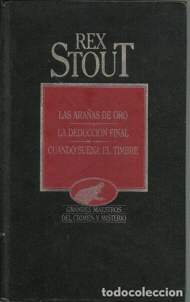 books: Las ara&ntilde;as de oro, La deducci&oacute;n final, Cuando suena el timbre- 9788475305080