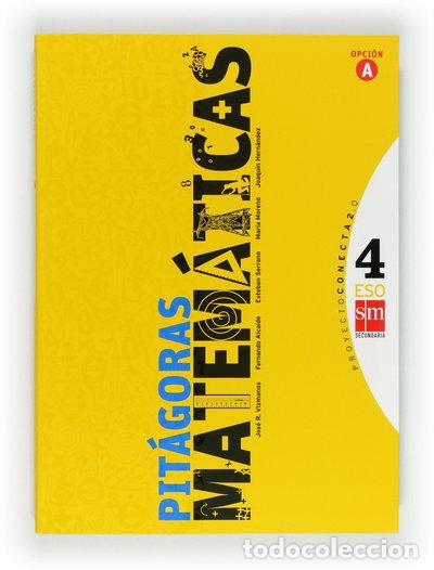 Livros em segunda m&atilde;o: Matem&aacute;ticas A, Pit&aacute;goras. 4 ESO. Conecta 2.0- 9788467553291