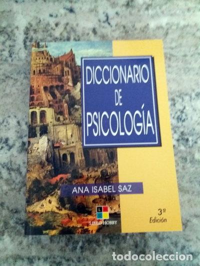Libros: Diccionario de Psicolog&iacute;a- 9788495598219