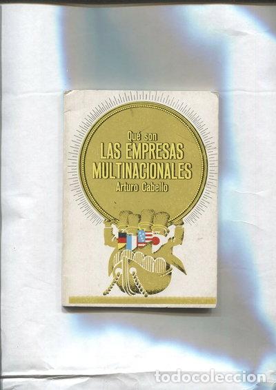 Libros: Qu&eacute; son las empresas multinacionales- 9788470809316