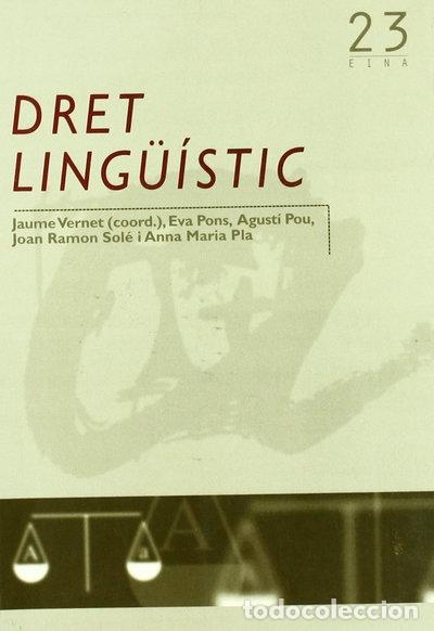 B&uuml;cher: Dret Ling&uuml;&iacute;stic- 9788496035416