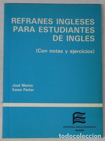 books: Refranes ingleses para estudiantes de ingl&eacute;s- 9788486623401
