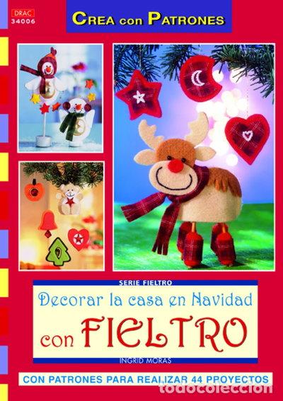 Libros: Decorar la casa en Navidad con fieltro- 9788498742114