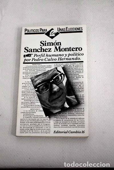B&uuml;cher: Sim&oacute;n S&aacute;nchez Montero- 9788485229222