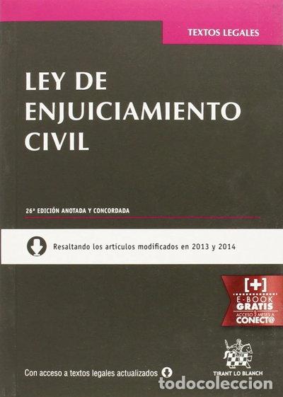 Livros em segunda m&atilde;o: Ley de Enjuiciamiento Civil- 9788490865149