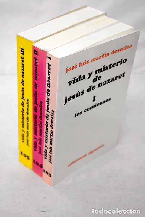 Libros: Vida y misterio de Jes&uacute;s de Nazaret.- Mart&iacute;n Descalzo, Jos&eacute; Luis
