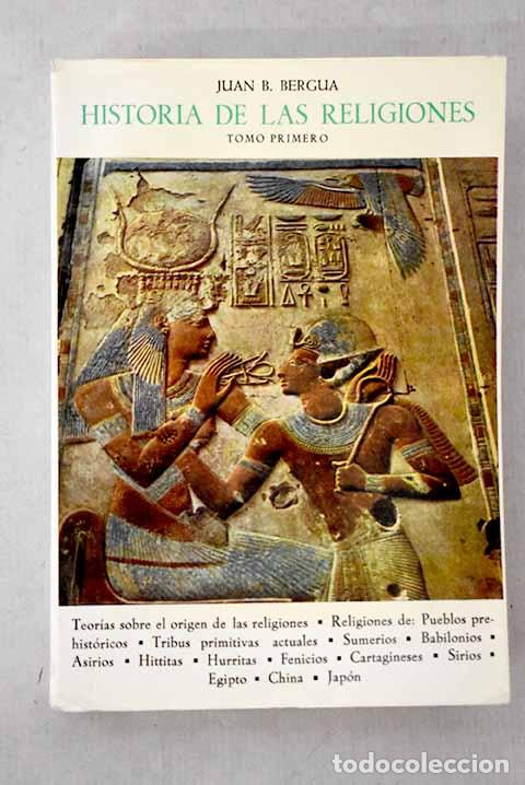 books: Historia de las religiones, Tomo I.- Bergua, Juan B.