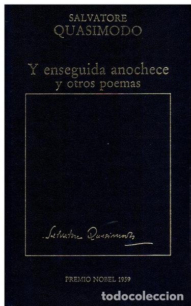 Libri di seconda mano: Y enseguida anochece y otros poemas- 9788475301389