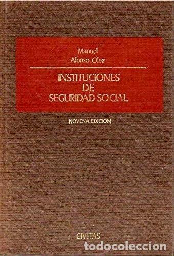 Livres: Instituciones de seguridad social- 9788473982559