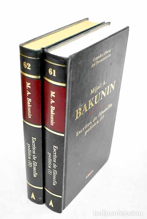 books: Escritos de filosof&iacute;a pol&iacute;tica.- Bakunin, Mijail Aleksandrovich