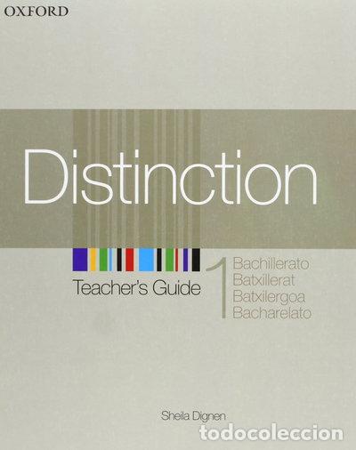 books: Distinction 1. Teacher's Guide Spanish Ed.- 9780194624046