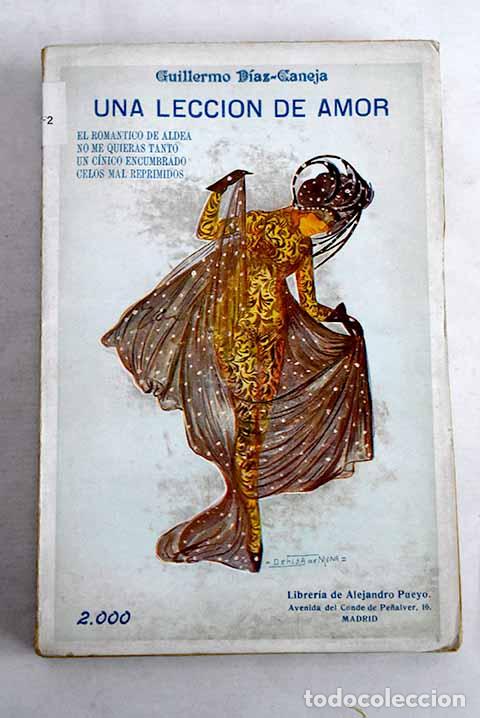 Livres: Una lecci&oacute;n de amor: D&iacute;az-Caneja, Guillermo.- D&iacute;az-Caneja, Guillermo
