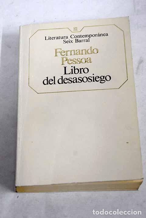 Livres: Libro del desasosiego de Bernardo Soares.- Pessoa, Fernando