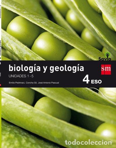 books: Biolog&iacute;a y geolog&iacute;a. 4 ESO. Savia. Trimestres- 9788467587050