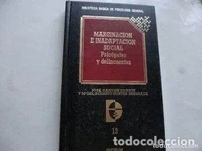 Libros: Marginaci&oacute;n e inadaptaci&oacute;n sociales- 9788486352905