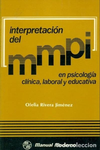 Livres: Interpretaci&oacute;n del MMPI en psicolog&iacute;a cl&iacute;nica, laboral y educativa- 9789684265462