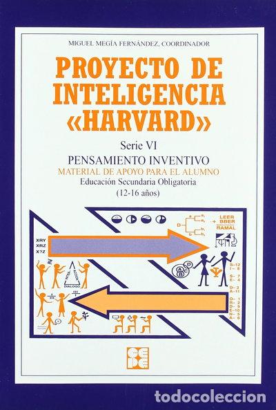 Livres: Proyecto de inteligencia harvard. Secundaria. Pensamiento inventivo. Cuaderno...- 9788478691029