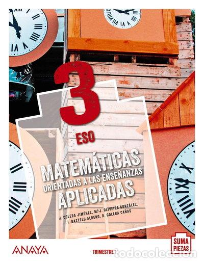 Livres: Matem&aacute;ticas orientadas a las Ense&ntilde;anzas Aplicadas 3- 9788469861424
