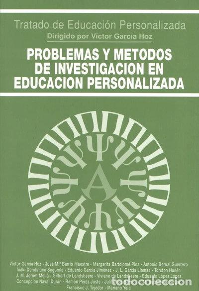 Livres: Problemas y m&eacute;todos de investigaci&oacute;n en educaci&oacute;n personalizada- 9788432130458
