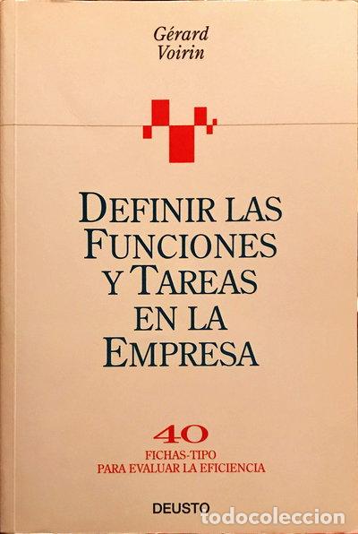Livros em segunda m&atilde;o: Definir las funciones y tareas en la empresa- 9788423413614