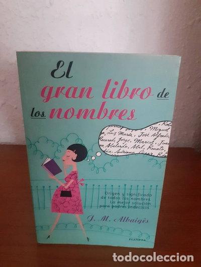 Libri di seconda mano: El gran libro de los nombres- 9788408018773