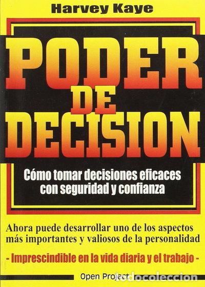 Libros: Poder de decisi&oacute;n- 9788492348190
