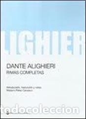 Libros: Rimas completas - Dante (Alighieri.) - Foto 1