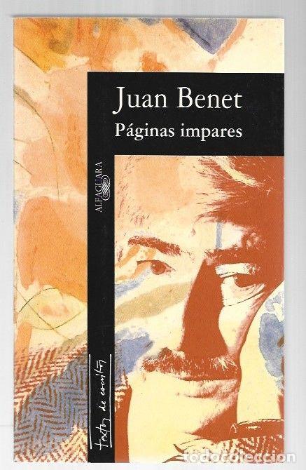 Livros em segunda m&atilde;o: PAGINAS IMPARES - BENET, JUAN