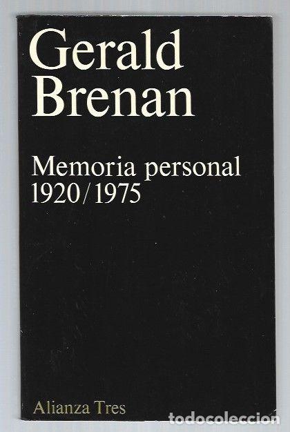 Libros: MEMORIA PERSONAL 1920-1975 - BRENAN, GERALD - Foto 1