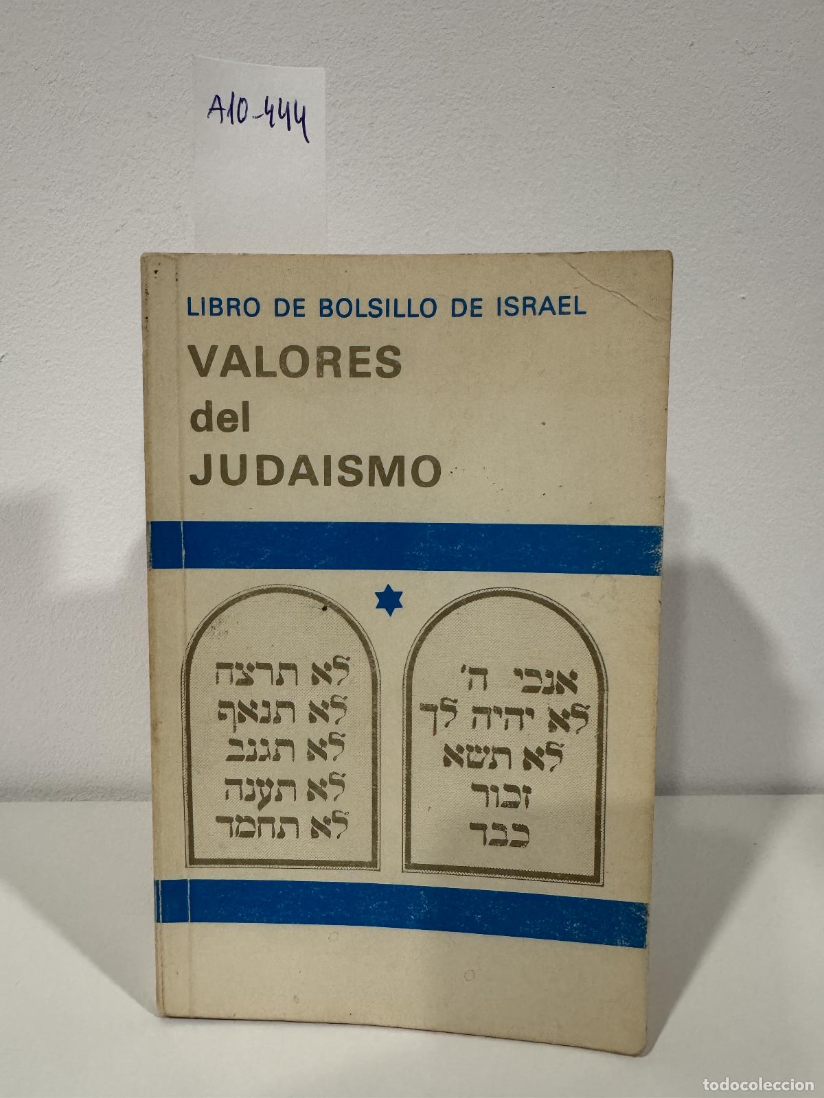 Libros: V.V. A.A. - Valores del juda&iacute;smo.