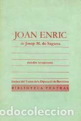 B&uuml;cher: JOAN ENRIC - Sagarra,Josep M&ordf; de