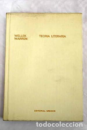 books: TEOR&Iacute;A LITERARIA - Wellek,Ren&eacute;/Warren,Austin