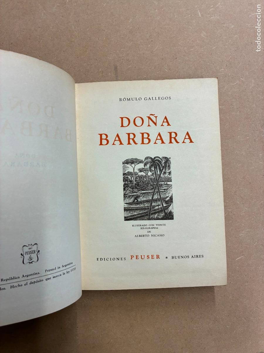 B&uuml;cher: DO&Ntilde;A B&Aacute;RBARA. - R&Oacute;MULO GALLEGOS