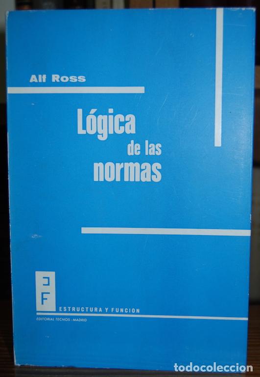 Libros: LOGICA DE LAS NORMAS - ROSS, Alf