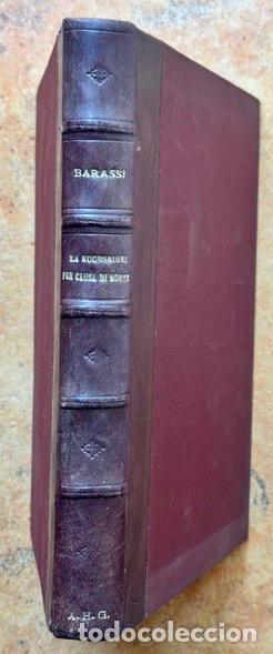 Libros: LE SUCCESSIONI PER CAUSA DI MORTE - BARASSI, Lodovico