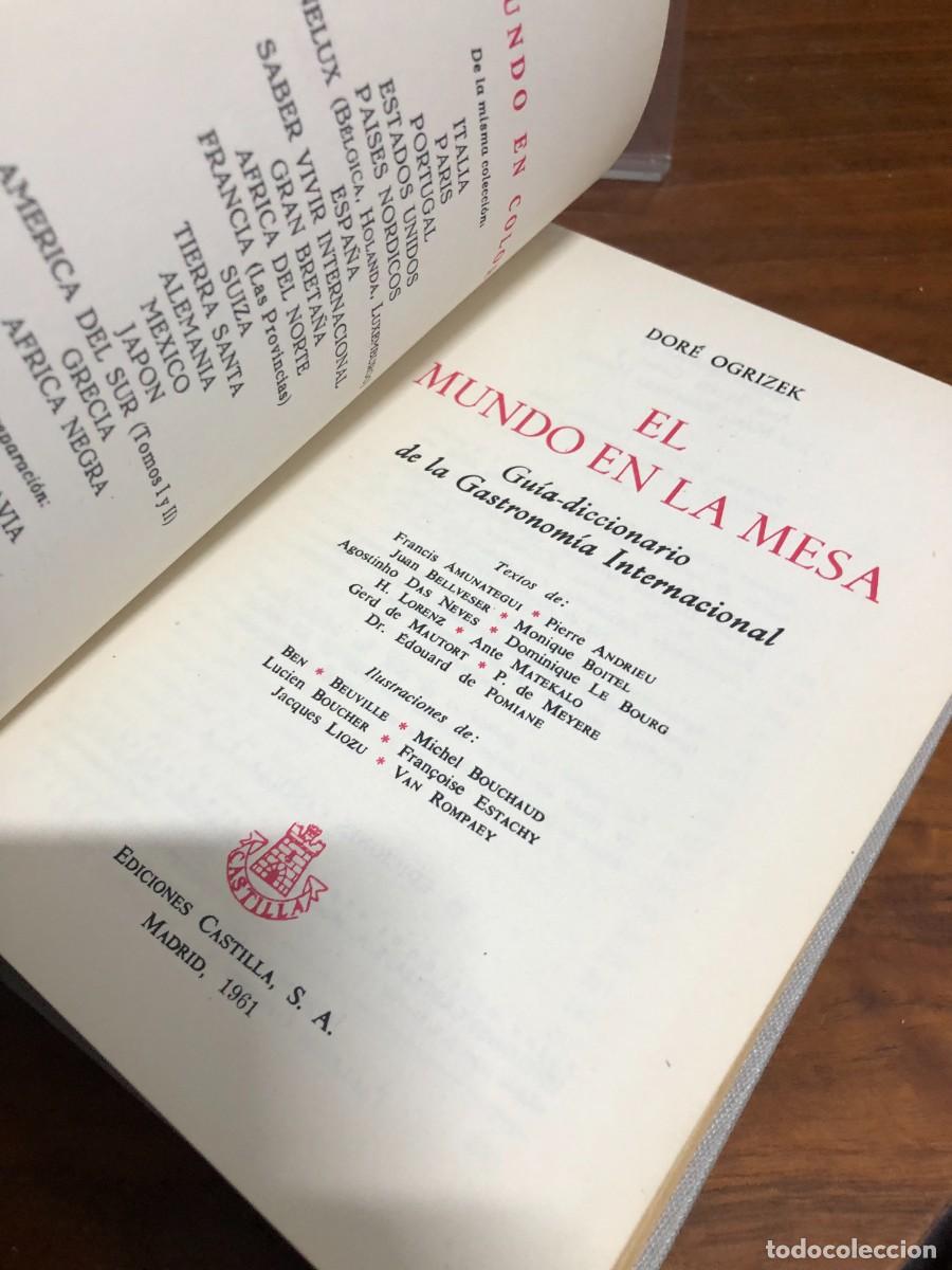 Libros: El mundo en la mesa Dor&eacute; Ogrizek - Foto 2