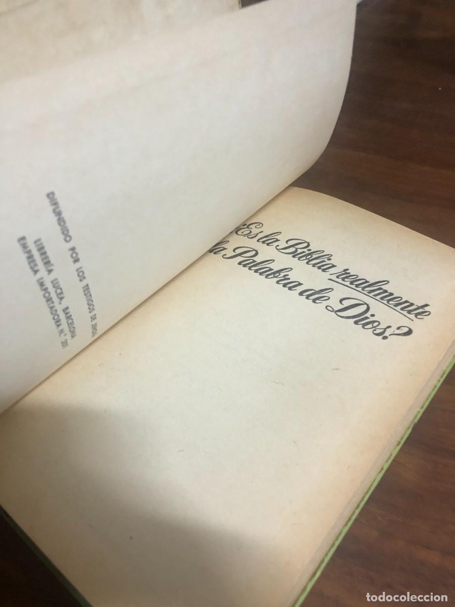 Libros: &iquest;Es la Biblia realmente la Palabra de Dios? Testigos de Jehov&aacute; - Foto 2