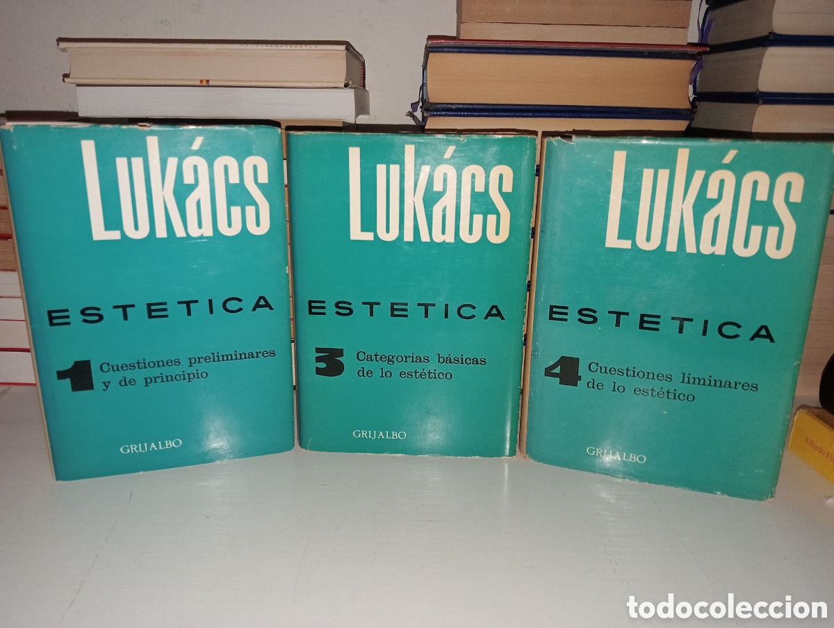 Libros: Est&eacute;tica. Georg Lukacs