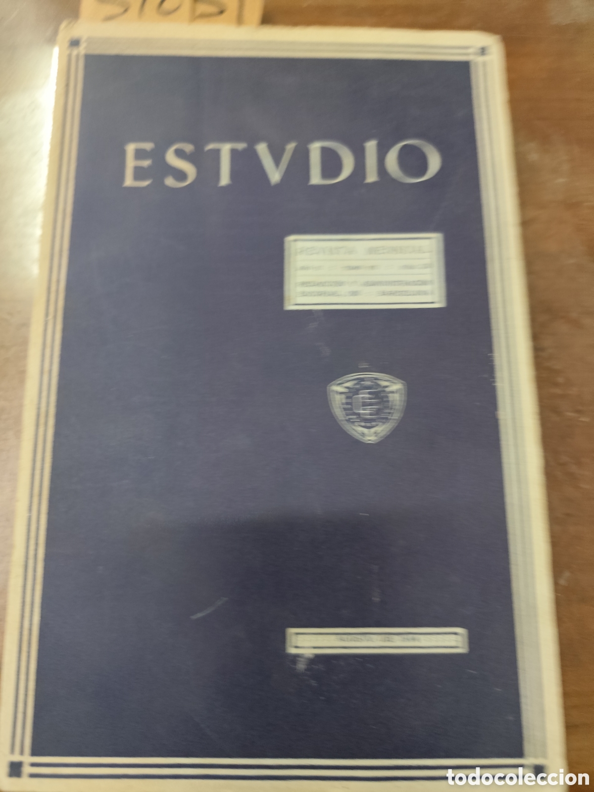 Livres: ESTVDIO. Revista mensual de Ciencias,Artes y Literartura n&ordm; 20. Agosto 1914